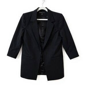 Elizabeth & James Black Blazer Size 8 Evening Party Business Casual